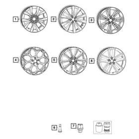 5sh90jxyab Chrysler Oe For 300 2015-2019 Wheel