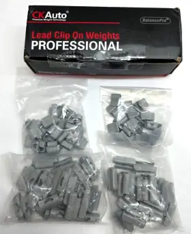 Mcc025-100 Ck Auto 100pcs Mc Series Assorted Coated Lead Clip On Wheel Weights .25 .50 .75 -1oz