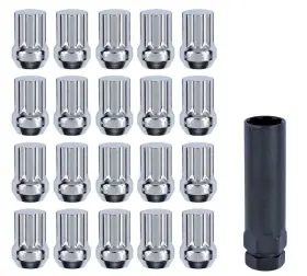 Gf51105 Classic Industries 2010-17 Camaro Lug Nut Set Tall 14mm X 1.37 Inch Chrome Finish 20 Piece