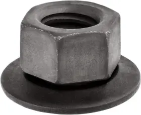 A15351 Clipsandfasteners 25 3/8-16 Free Spinning Washer Nuts O.d. 3/8 Inch -16 7/8 7/16 Grey