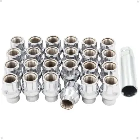 22k648 Coyote 24- 14mm X 1.5 Tread Et Bulge Acorn Lug Nut Intall Kit Extra For Spacer