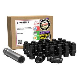 Coyote Accessories 67k645blk Black E-t/ultra Seat Spline Lug Wheel Installation Kit