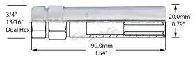11496-16 Coyote - Archived 11496 16 Revolution 1149616 6 Spline Lug Adapter