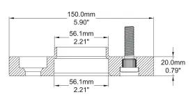 5100-5100h-aa Coyote - Archived 5100 5100h Aa 5x100 M20 56 1 M12 25
