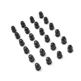 56k642blk Coyote Premium Wheel Accessories Install Kit - Bulge Acorn 13/16 1/2 6 Lug Blk Lugs Only