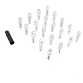 63k548-24 Coyote Premium Wheel Accessories Install Kit - Spline Bolt Car M14 1.5 X 24mm 5 Lug Lugs Only