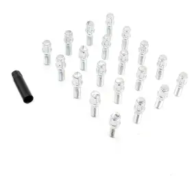 63k548-28 Coyote Premium Wheel Accessories Install Kit - Spline Bolt Car M14 1.5 X 28mm 5 Lug Lugs Only