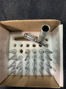 X001y5bemt Coyote Spline Spike Lug Nuts Wheel Installation Kit 14mm 2.00 Chrome