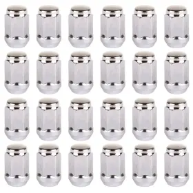 12283234 Csdex 24pc 7/16-20 Wheel Lug Nuts 1.38 Inch 35.05mm For Chevrolet K10 Suburban 1969-1986