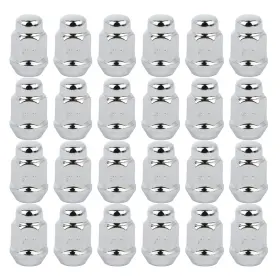 M12x1.25 Csdex 12283257 24pc Chrome Thread Size 1.38ftft Tall Lug Nuts For 1994-1997 Infiniti J30