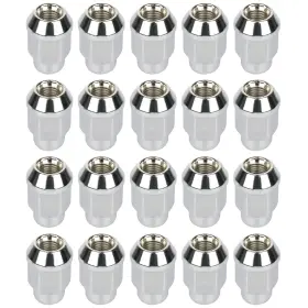 12283268 Csdex 20pcs 7/16-20 Bulge Acorn 3/4 19mm Hex Lug Nuts For 1977-1990 Chevrolet Caprice