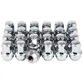 12391953 Csdex 24pcs 14x1.5 Closed End Bulge Acorn Lug Nuts 1.77 Inch Length For Chevrolet Colorado