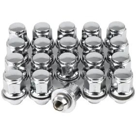 12391954 Csdex 20x 12x1.25 Chrome Mag Style Lug Nuts 38mm Length 21mm Hex Size For Nissan Np300