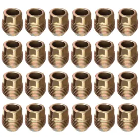 12391967 Csdex 24pcs Gold 14x1.5mm 1.04ftft Width Open End Lug Nuts For Chevrolet Silverado 1500