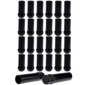 12391991 Csdex 24 Black M14x2 2 Keys Spline Drive Close End Lug Nuts For Ford Expedition 5.4l