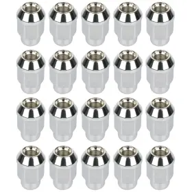 11371090 Cssunny 20 Chrome 7/16-20 Bulge Acorn Lug Nuts For 1970-1981 Chevrolet Monte Carlo