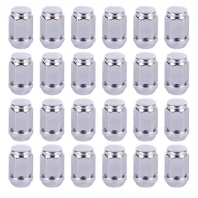 11371122 Cssunny 24pcs 1.395 Inch Tall 7/16-20 Bulge Acorn Type Lug Nuts For 1970-1991 Gmc Jimmy