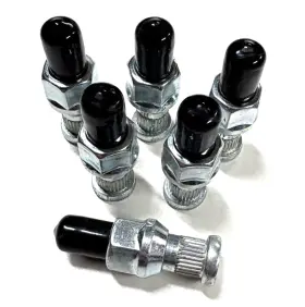 St5450 Ctm 6x 10.9 Serrated Wheel Stud 1/2-20 0.56 Inch Knurl 2.2 Length Lug Nuts