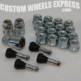 Cwe-5lk-12125-oe Custom Wheels Express 12x1.25 Open Ended 4/5-lug Nut Install Kit