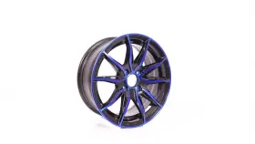 Dw10615001 Dai Alloys Dw106 Cor Gloss Black 15x6.5 4x100 40 Wheel Single Rim