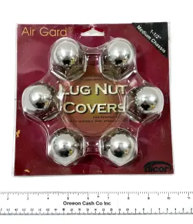 V22506-lnc Dicor Air Gard 17-1039 1-1/2 Inch 304l Stainless Steel Lug Nut Covers 5pk