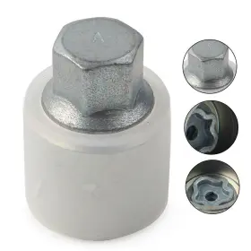 Dictorcoltd 550732275011 1 Pcs New Locking Wheel Nut Key Bolt Letter A For Audi Chrome-molybdenum Steel