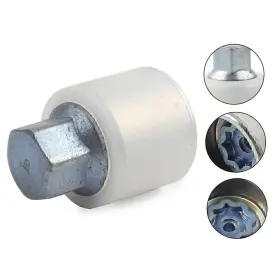 Dictorcoltd 550748564758 1 Pcs New Locking Wheel Nut Key Bolt Letter R For Audi Chrome-molybdenum Steel