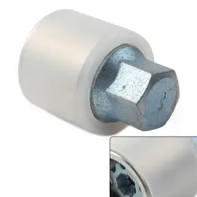 Dictorcoltd 890000454855 1 Pcs New Locking Wheel Nut Key Bolt Letter J For Audi Chrome-molybdenum Steel