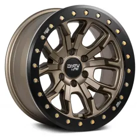 9303-7983mgd12 Dirty Life 9303 Dt-1 Wheels 17x9 -12 6x139.7 106 Gold Rims Set Of 4