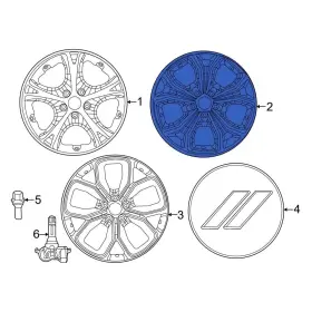 68620141aa Dodge Oe For Hornet 2023-2025 Wheel