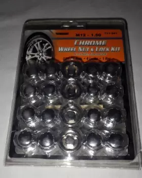 M12-1.50 Dorman 019495263418 Chrome Wheel Nut And Lock Kit #711-341