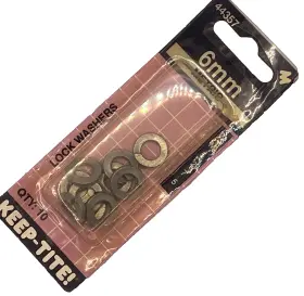 44357 Dorman Lock Washers 6mm Metric Keep Tite Motormite Pack Of 10