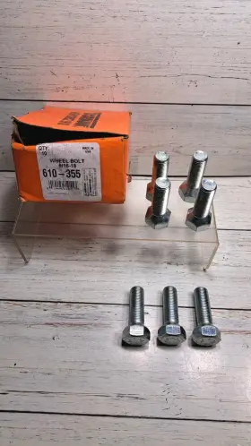 610-355 Dorman 9/16-18 Wheel Bolt - 7/8 Inch Hex 1-1/2 Length 9 Pack