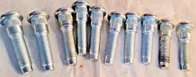 610-393 Dorman Front Wheel Lug Stud Compatible With Select Ford Models 10 Pack