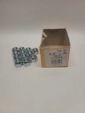 611-027 Dorman Wheel Nut 1/2 Inch - 20 X 3/4 Hex Quantity 18 Pieces