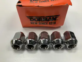 611-074-5 Dorman 5 611-074 Wheel Lug Nuts M12-1.50 Dometop - 19mm Hex 31mm Length
