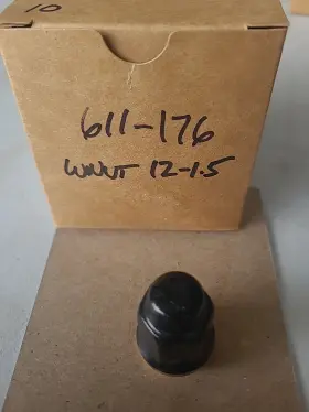 611-176 Dorman Wheel Lug Nut Black Rare