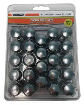 711-1405 Dorman Brand New 24pc M14 2.0 Chrome Truck Wheel Nuts #6808