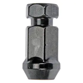 712-345a Dorman For Mitsubishi 3000gt 91-96 Black Cone Seat Flattop Capped Lug Nuts