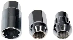 713-375 Dorman Genuine Chrome Acorn Wheel Nut Lock Set