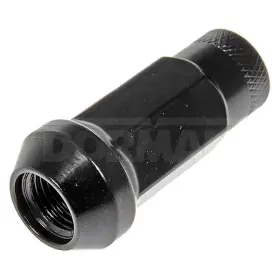 713-485a Dorman For Nissan Altima 93-18 Black Cone Seat Acorn Bulge Open End Lug Nuts