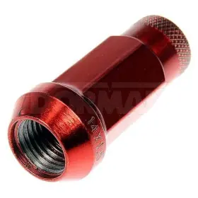 713-685e Dorman For Gmc Sierra 1500 99-07 Red Cone Seat Acorn Bulge Open End Lug Nuts