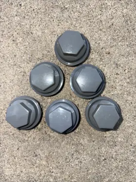 M24-2.0 Dorman 99057 Grey Lug Nut Covers Hex 19mm Set 6 For Chevy Buick Pontiac Saturn
