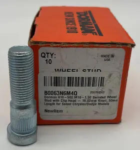 M14-1.50 Dorman/autograde 561-502 610-502 Serrated Wheel Stud Chrysler Dodge 10 Pack