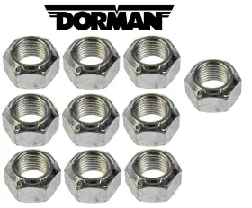 610-046 Dorman/autograde 611-046 10 Pcs Wheel Lug Nut 1/2-20 Standard-3/4 Inch Hex 7/16 Length