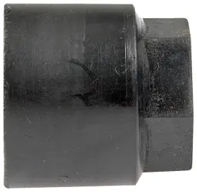 611-614.1 Dorman/autograde Black Wheel Nut Cover M27-2.0 Hex 22mm