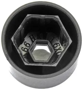 611-644.1 Dorman/autograde Black Wheel Nut Cover Push Type