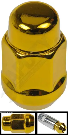 711-235k Dorman/autograde Gold Acorn Nut Lock Set 1/2-20