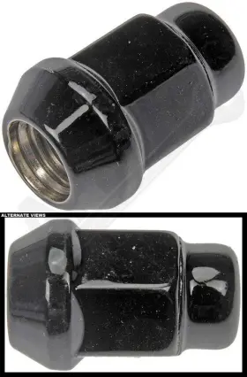 M12-1.50 Dorman/autograde 711-305a Black Bulge Seat Acorn Wheel Nut -