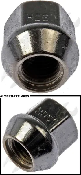 M12-1.50 Dorman/autograde 711-306 Wheel Nut Chrome Bulge
